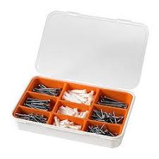 Fixa 260 Piece Screw And Plug Set Ikea Ikea Fixa Ikea Curtain Wire