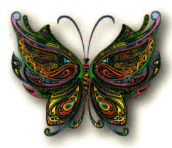 Lerninhalte mit buchstaben, zahlen, farben, formen und anderen. Temporares Tattoo Schmetterling Bunt Farbe Muster Klebetattoo Einmal Butterfly Ebay