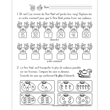 Fichier Pdf Telechargeable En Noir Et Blanc Seulement 1 Page Les Eleves Doivent Replacer Les Rennes Num Exercices Mathematiques Mathematiques Classe 1ere Annee