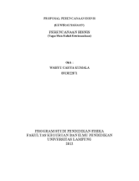 Check spelling or type a new query. Doc Proposal Perencanaan Bisnis Kewirausahaan Yunita Ramdhany Academia Edu