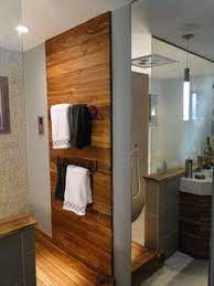 Teak, mahogany and oak bathroom accessories, a must for each bathroom. Pin By Daniela Coric On Tiny Bathroom Ideas Teak Bathroom Bathroom Feature Wall Timber Feature Wall