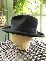 1940 S Black Knox Super Fine Quality Homburg Hat W Box And History 7 1 4 The Fedora Lounge