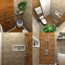 Kamar mandi batu alam dengan nuansa natural yang sejuk dan tenang ini akan membuat kamu merasa semakin rileks dan nyaman. Desain Kamar Mandi Etnik Info Kece