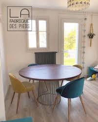 grand pied circulaire 5 6 personnes la fabrique des pieds tables a manger carrees table a manger circulaire table salle a manger