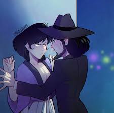 Fujiko Mine Being Confronted By Daisuke Jigen After She Had Betrayed The Men Lupin Iii Anime Iii