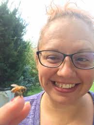 Honey bee visits for breakfast