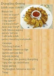 Dumpling Goreng Cooking Recipes Easy Cooking Recipes