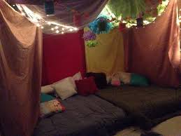 Slumber Party Birthday Party Ideas For Teenage Girls 13 Slumber Party Tent I Made For My 13 Yr Olds Sleep Over On Her Birthday Birthday Sleepover Ideas Sleepover Birthday Parties Slumber Parties