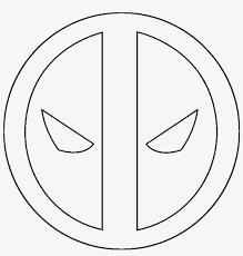 Discover (and save!) your own pins on pinterest Deadpool Symbol Coloring Pages Deadpool Logo Coloring Page Png Image Transparent Png Free Download On Seekpng