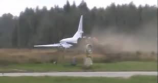 Back then, a bomber of the same type crashed in. Russian Tupolev Tu 22m3 Made An Emergency Landing In A Field After Engine Failure Fighter Jets World