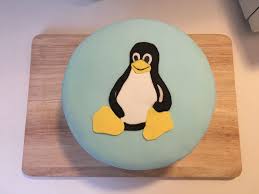 Pinguin Torte Linux