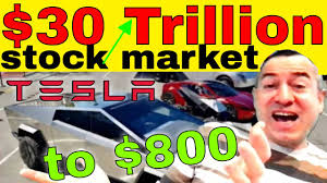 TESLA TO $800 6th in the $30 TRILLION stock market - YouTube