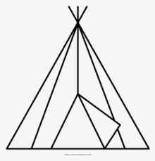 Online photo editor, picture frames. Teepee Coloring Page Tipi Drawing Hd Png Download Transparent Png Image Pngitem
