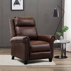 Push Back Leather Manual Recliner Deluna