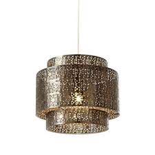 Ne Bramham Bz Bronze Gold Pendant Moroccan Lampshade Metal From Www Glouk Com Ceiling Lamp Shades Pendant Light Shades Ceiling Pendant Lights