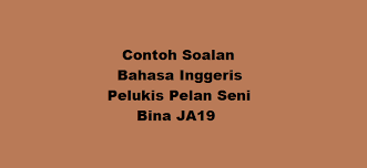 Ada pelukis pelan area kota tinggi dan mersing. Contoh Soalan Bahasa Inggeris Pelukis Pelan Seni Bina Ja19 Kerjaya2u Com