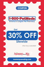 1 800 Petmeds Get 30 Off Sitewide In 2020 Money Saving Mom Mom Coupons Coupons