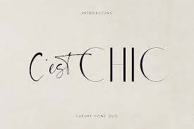 Fonts als script font download for free, in ttf for windows and mac! C Est Chic Is A Super Stylish Font Duo Chic Sans Serif Is An Elegant Classy Typeface With French Charm Chic Sc In 2020 Luxury Font Free Script Fonts Download Fonts