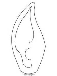 Download this running horse printable to entertain your child. Elf Hat Coloring Page Yahoo Image Search Results Elf Ears Ear Christmas Stencils