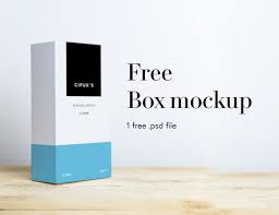 Cipuk S Free Box Template Mockup Packaging Box Box Mockup Mockup Free Psd