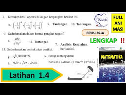 Matematika kelas 9 halaman 46. Lengkap Latihan 1 4 Kelas 9 Smp Mts Semester 1 Pangkat Nol Negatif Akar Mtk Bse Revisi 2018 Halmn 46 Youtube