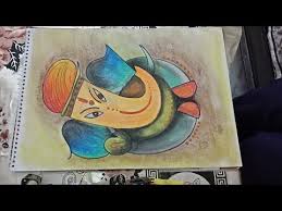 Ganesha Drawing With Soft Pastel Colours Easy Soft Pastel Drawing Drawing Of God In Soft Pastel Youtube Soft Pastels Drawing Pastel Drawing Ganesha Drawing