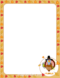 Turkey Border Clip Art Page Border And Vector Graphics Borders For Paper Page Borders Clip Art Borders