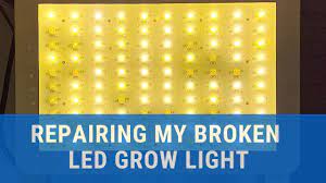 What can you do with an led light panel? Repairing My Broken Led Grow Light Youtube