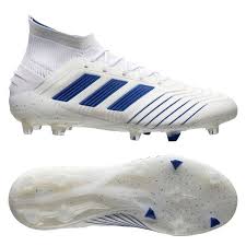 Soccer shoe fixed studs adult. Adidas Predator 19 1 Fg Ag Virtuso Weiss Blau Www Unisportstore De