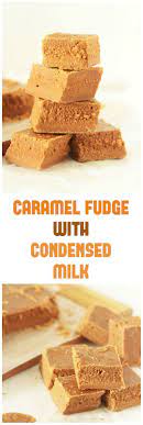 Easy Caramel Fudge With Condensed Milk Recipe Halaal Recipes Fudge Recipes Sweetened Condensed Milk Recipes Fudge Recipes Easy