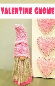 How To Make A Valentine S Day Gnome Dollar Store Crafts Diy Valentines Crafts Valentine Crafts Dollar Store Crafts