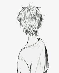 Anime Boy Back Of Head Google Search Anime Boy Hair Manga Hair Anime Boy Sketch