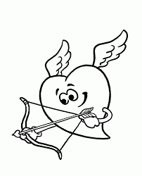 This is a great collection of valentine's day coloring pages. Cupid Pictures For Valentines Day Coloring Home