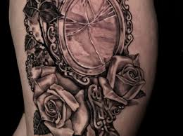 As we can see, a mirror has different qualities and various ideas. Broken Mirror And Roses Electric Fresco Tattoos