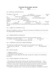 In luna iulie am incheiat un contract de prestari servicii cu o persoana fizica (sa traduca un document din engleza in romana). Model Contract Sumar De Prestari Servicii In Constructii