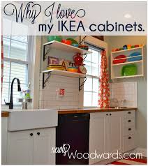 Ikea offers two heights for the upper cabinetry: Why I Love My Ikea Kitchen Cabinets Newlywoodwards