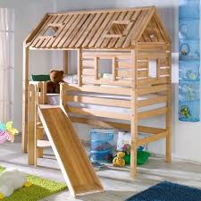 Triple bunk beds ideal for a guest room, and bunkbeds with desks perfect for kid's bedrooms. Kylie Single Mid Sleeper Bed With Slide Zoomie Kids Kids Bed With Slide Kids Loft Beds Bed With Slide