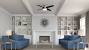 Farmhouse Ceiling Fan Living Room