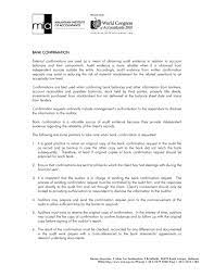 A bank confirmation letter (bcl) is a correspondence between banks that confirms the existence of a valid line of credit to one of its customers. Bank Confirmation Sample Malaysian Institute Of Accountants