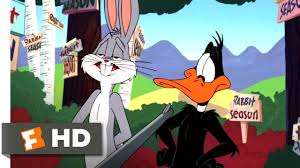 During the golden age of american animation. Looney Tunes Back In Action 2003 Bugs Bunny Vs Daffy Duck Scene 1 9 Movieclips Youtube