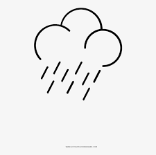 The diagram has a very simple outline so even your preschoolers can color it without much difficulty. Rain Cloud Coloring Page Line Art Free Transparent Png Download Pngkey