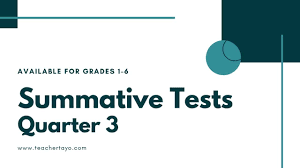 This bundle includes a set of task cards for every module. Grade 4 Summative Tests Quarter 3 For All Subjects Free Download Teacher Tayo