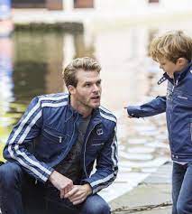 Jaguar Men S Heritage Racing Stripe Driver S Jacket Racing Stripes Men Jackets