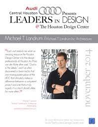 Michael T Landrum Of Michael T Landrum Inc Architecture November 2014 Leader In Design Design Leader Architecture