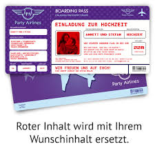 Iii⇒ die derzeit besten flugticket muster zum ausfuellen kostenlos im test oder vergleich dez. Hochzeitseinladungen Als Flugticket In Lila Bestellen