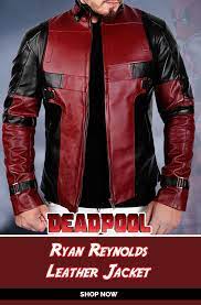 Wade Wilson Ryan Reynolds Deadpool Leather Jacket Leather Jacket Deadpool Jacket Marvel Jacket