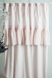 Sofia Muschel Rosa 145x250cm Gardine Vorhang Raffgardine Landhaus Shabby Vintage Vorhange Gardinen Gardinen Vorhange