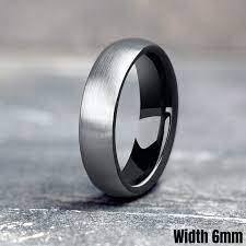Element In 2022 Brushed Tungsten Wedding Band Modern Wedding Rings Tungsten Wedding Bands
