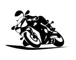 Silhouette Motorcycle Bing Images Idea For Spray Bleach Experiement Skeleton Art Silhouette Stencil Biker Art