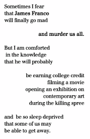 22 Words James Franco Poems Words